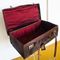 Vintage Koffer aus braunem Leder 3