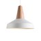 Eikon Cricus White Pendant Lamp in Oak from Schneid Studio, Image 1