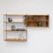 Vintage Ash Veneered Wall Unit with Showcase by Katja & Nisse Strinning for String, Image 2