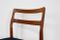 Dänische Vintage Anne Esszimmerstühle aus Teak von Johannes Andersen für Uldum, 4er Set 8