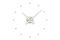 Rodon Mini L White Clock by Jose Maria Reina for NOMON 1