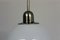 Bauhaus Opaline Glass Ceiling Lamp, 1920s 10