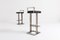 Chrome and Black Leather Bar Stools from Maison Jansen, 1980s, Set of 2 7