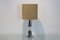 Lampe de Bureau Vintage en Cristal et Chrome de Kosta Boda 6