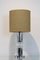 Vintage Crystal & Chrome Table Lamp from Kosta Boda, Image 1