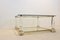 Vintage Acrylic Glass, Brass & Glass Obelisk Coffee Table, 1970s 4