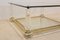 Vintage Acrylic Glass, Brass & Glass Obelisk Coffee Table, 1970s, Image 2