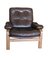 Vintage Swedish Leather Lounge Chair 2