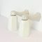 Art Deco Bathroom Porcelain and Opaline Wall Lamps, 1930s, Set of 2, Image 1