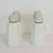 Art Deco Bathroom Porcelain and Opaline Wall Lamps, 1930s, Set of 2 7