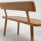Small Oak Back Bench One by Another Country 4
