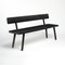 Medium Black Ash Bench One by Another Country, Image 1