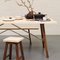 Small Ash & Walnut Dining Table Two by Another Country, Image 3