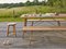 Oak Outdoor Table Two by Another Country 5
