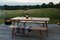 Oak Outdoor Table Two by Another Country 3