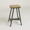 Oxford Green Oak Bar Stool Three by Another Country, Image 4