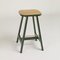 Oxford Green Oak Bar Stool Three by Another Country, Image 1
