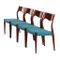 Model 71 Rosewood Dining Chairs by Niels Moller for J.L. Møllers, 1960s, Set of 4 1