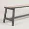 Large Grey Lacquered Beech Bench Three by Another Country 3