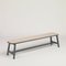 Large Grey Lacquered Beech Bench Three by Another Country 2