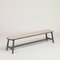 Small Grey Lacquered Beech Bench Three by Another Country, Image 2