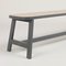 Grey Lacquered Beech Bench Three by Another Country 3