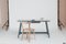Small Grey Lacquered Beech Dining Table Three by Another Country, Image 5