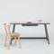 Small Grey Lacquered Beech Dining Table Three by Another Country 4