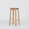 Medium Oak Bar Stool Four by Another Country 1