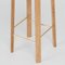 Medium Oak Bar Stool Four by Another Country 3