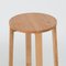 Medium Oak Bar Stool Four by Another Country 4