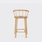 Oak Hardy Bar Stool with Back by Another Country 3