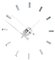 Tacon i 12ts White Clock by Jose Maria Reina for NOMON 1