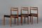 Dänische Mid-Century Stühle aus Teak, 1960er, 3er Set 3