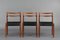Dänische Mid-Century Stühle aus Teak, 1960er, 3er Set 2
