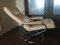 Mid-Century Danish Leather & Tubular Steel Swivel Lounge Chair 4