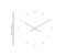 Grey OJ Clock by Jose Maria Reina for NOMON 2