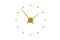 Mustard OJ Mini Clock by Jose Maria Reina for NOMON 1