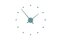 Ultramarine OJ Mini Clock by Jose Maria Reina for NOMON 1