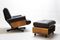 Vintage Lounge Office Chair & Ottoman Set by Menilio Taro for Cinova, 1964 3