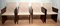 Vintage Esszimmerstühle von Giovanni Offredi für Saporiti Italia, 4er Set 9