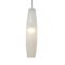 Lámpara colgante de cristal de Murano blanco de Alessandro Pianon para Vistosi, años 60, Imagen 6