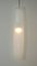 Lampada a sospensione in vetro di Murano bianco di Alessandro Pianon per Vistosi, anni '60, Immagine 5