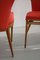 Chairs in Wood & Leatherette, 1950s, Set of 4, Image 19