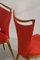 Chairs in Wood & Leatherette, 1950s, Set of 4 16