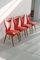 Chairs in Wood & Leatherette, 1950s, Set of 4, Image 24