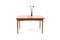 Mid-Century Danish Teak and Oak Dining Table, Image 1