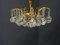 Crystal Glass Chandelier by Christoph Palme, 1980s 4