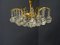 Lámpara de araña de cristal de Christoph Palme, años 80, Imagen 4