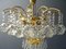 Crystal Glass Chandelier by Christoph Palme, 1980s, Image 5